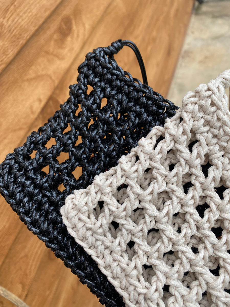 Easy Round Net Bag - digital download pattern – Ariel Crochet Fiber Art