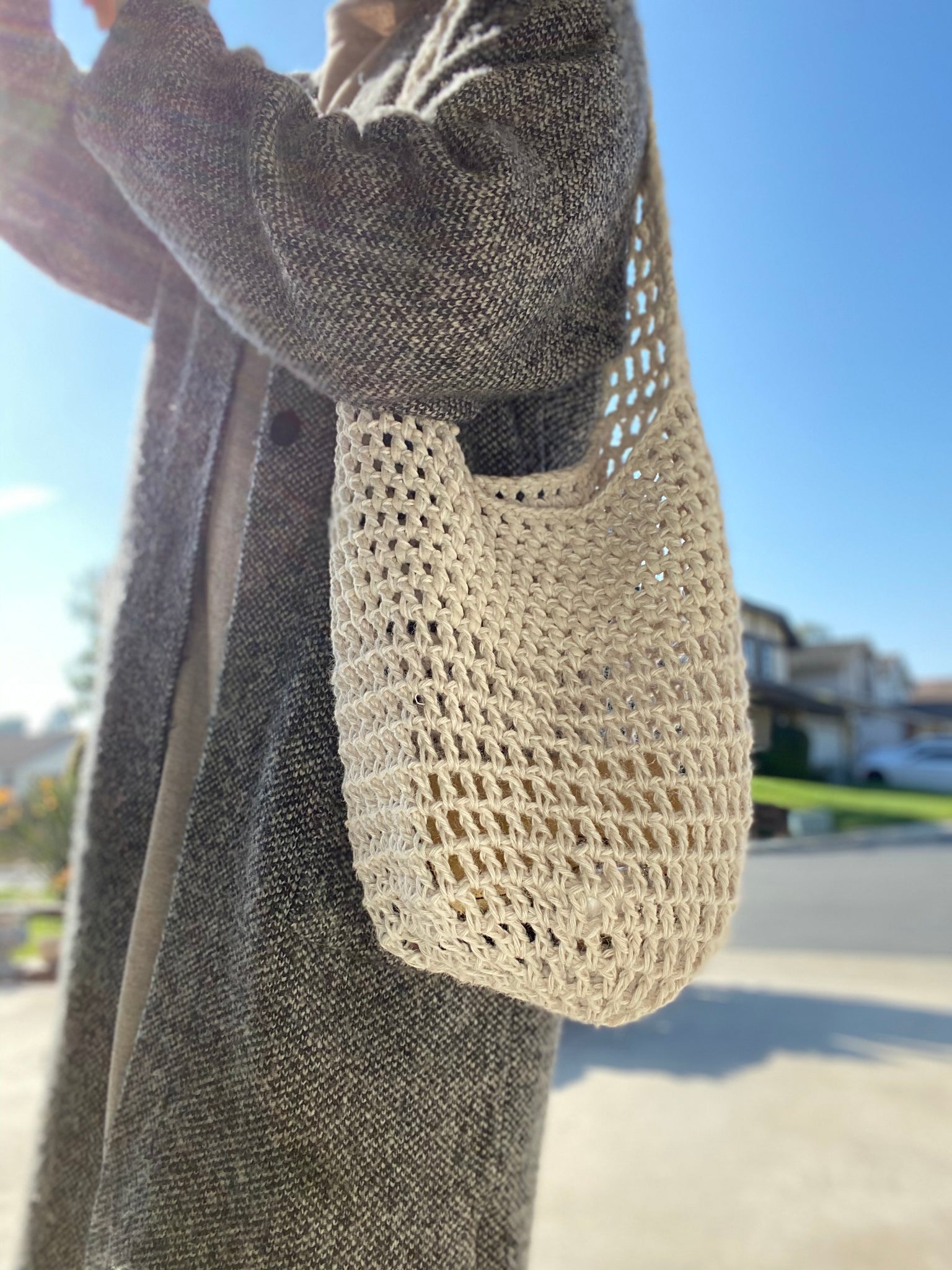 street style net bag