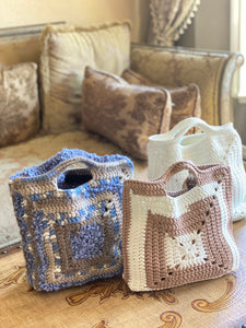 Easy Square Tote - digital download pattern
